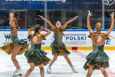 Hala Olivia. Mistrzostwa Polski w Łyżwiarstwie Synchronicznym...