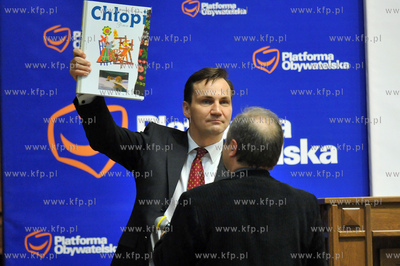 Gdansk. Spotkanie Radoslawa Sikorskiego, ministra spraw...