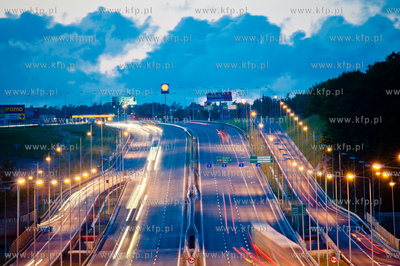 Gdansk. Obwodnica Trojmiasta. Oddany do uzytku wezel...