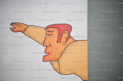 Gdansk. Zaspa.  Nowy mural przy ul. Skarzynskiego autorstwa...