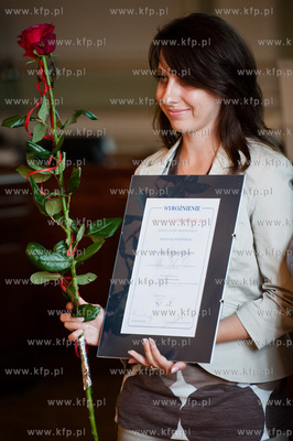Gdansk. Sala obrad Rady Miasta Nowego Ratusza. Gala...