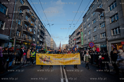 Gdynia. Orszak Trzech Kroli.  06.01.2014 fot. Mateusz...