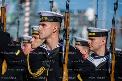 Port Wojenny w Gdyni Oksywie. Uroczystosc objecia obowiazkow...
