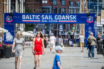Gdańsk. Rybackie Pobrzeze. Zlot zaglowcow Baltic Sail...