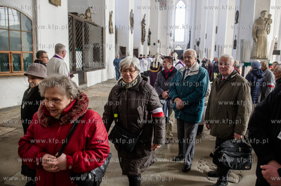 Gdańsk. Bazylika Mariacka. Specjalne nabożeństwo...