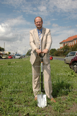 Inauguracja budowy linii tramwajowej na gdnanskie osiedle...