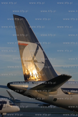 Gdansk , Rebiechowo Nz.Ogon Embraera Polskich Linii...