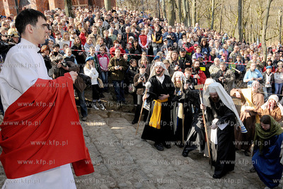 W scenerii Kaszubskiej Golgoty zostala odegrana Inscenizacja...