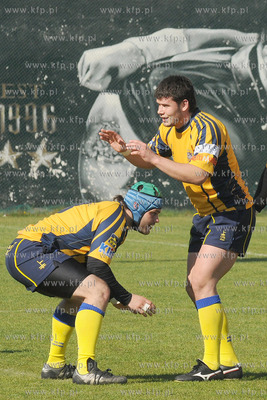 Stadion GOSiR w Gdyni. Dramatyczny mecz rugdy pomiedzy...