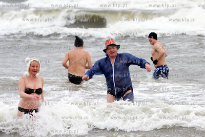 Swinoujscie. XVIII Final WOSP. Kilku morsow ze Swinoujscia...