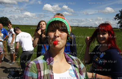 Niemcy. Manifestacja mieszkancow Pasewalku i okolicznych...