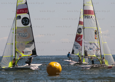 Regaty LOTTO 49er Grand Prix Gdynia 2014. 19.07.2014...
