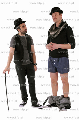 Sesja zdjeciowa Kabaretu Limo. Na zdjeciu Abelard Giza...
