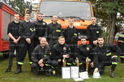 Powiatowe Zawody Sportowo - Pożarnicze na stadionie...