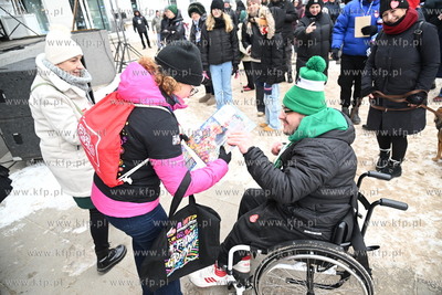 34 Finał WOŚP w Sopocie. Sopot. Nz Magdalena Czarzyńska-Jachim...