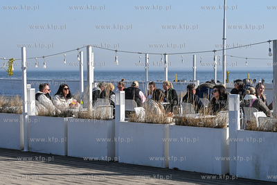 Sopot. Wiosenna pogoda spowodowała zwiększony ruch...