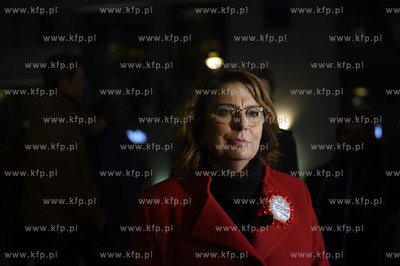 Gdynia. Briefing prasowy kandydatki na Prezydenta RP...