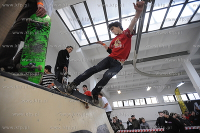 Gdansk. W jednej z hal na terenach byłej Stoczni Gdanskiej...