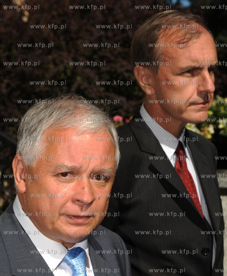 Sopot, Belwederek. Spotkanie Prezydenta RP Lecha Kaczynskiego...