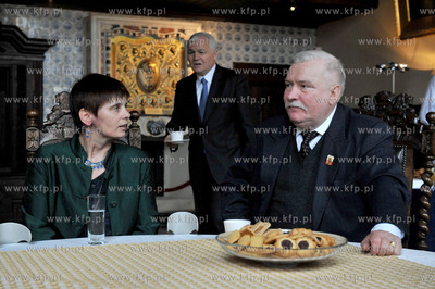 Gdansk, Dwor Artusa. Janina Ochojska, szefowa Polskiej...