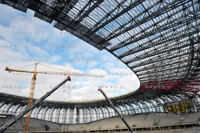 Budowa stadionu PGE Arena w Gdansku.
24.01.2011
Fot....