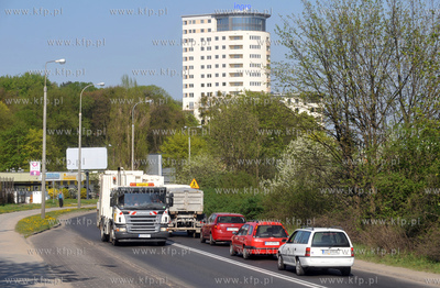 Ulica Slowackiego w Gdansku na pograniczu Wrzeszcza...