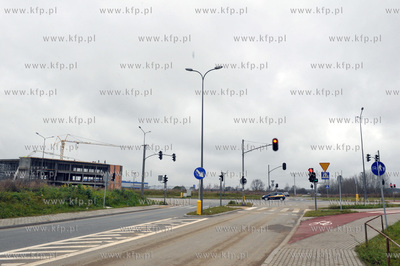 Okolice lotniska w Gdansku Rebiechowie i ul. Slowackiego,...