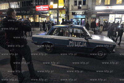 Gdynia. Impreza Swietojanska wita wiosne. Jedna z atrakcji...