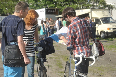 Festiwal Streetwaves w Gdansku Dolnym Wrzeszczu. Publicznosc...