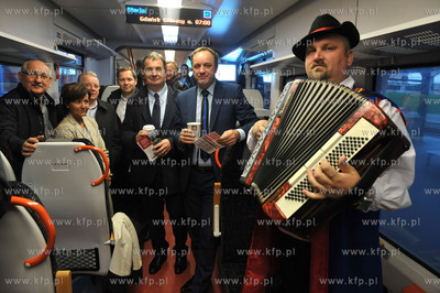 Oficjalna inauguracja polaczenia kolejowego Pomorskiej...