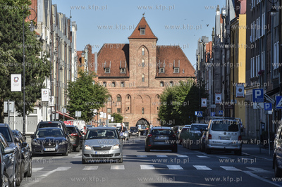 Gdańsk Głowne Miasto. Ul. Szeroka i Żuraw. 5.07.2018...