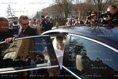 Gdansk. Katedra Oliwska. Slub Dariusza Michalczewskiego...