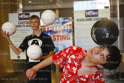 Gdansk. Polska Filharmonia Baltycka. Casting do programu...