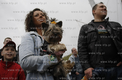 Gdansk Stadion Lechii. Festyn rodzinny przed meczem...