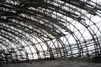 Gdansk. Budowa stadionu pilkarskiego PGE Arena.
29.11.2010
fot....