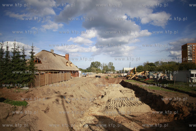 Sopot/Gdansk. Budowa Drogi Zielonej laczacej Al Niepodleglosci/Grunwaldzka...