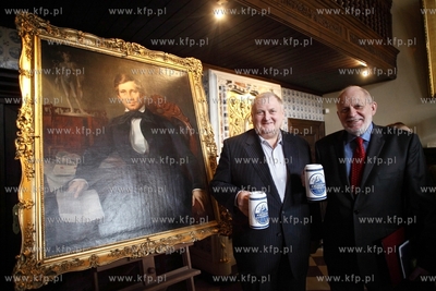 Gdansk.Dwor Artusa. Przekazanie portretu kupca gdanskiego...