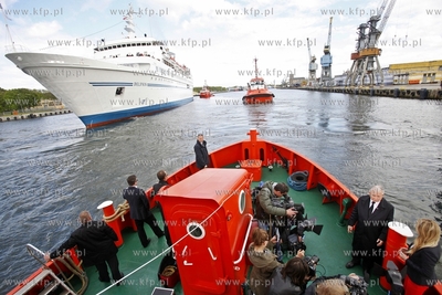 Wizyta Jaroslawa Kaczynskiego w Gdansku Nowym Porcie.
11.05.2014
fot....