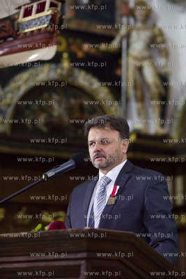 Gdańsk. Dwór Artusa. Wręczenie nagród Świadek...