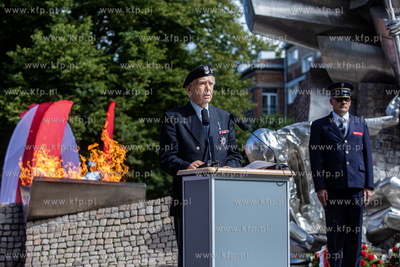 Gdańsk. Pomnik Obrońców Poczty Polskiej. Obchody...