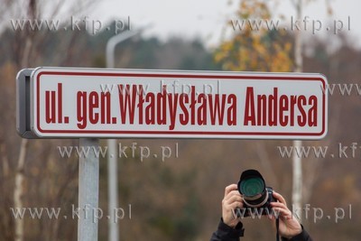 Gdańsk Jasień. Uroczyste odsłonięcie nazwy ulicy...