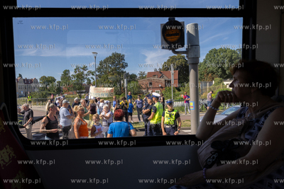 Gdańsk Letnica. Protest mieszkańców przyportowych...