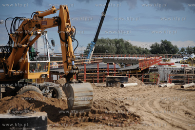 Gdansk. Budowa obwodnicy Poludniowej - wezla Lipce
02.09.2011
fot....