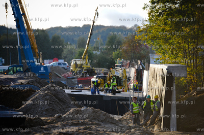 Gdansk. Budowa trasy Slowackiego.
11.10.2011
fot....