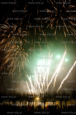 Mieszkancy Sopotu swietuja nadejscie nowego roku. 01.01.2012...