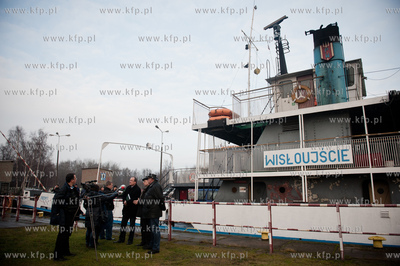 Gdansk. Nowy Port. Konferencja prasowa radnych Prawa...