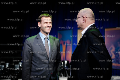 Gdansk. Stidio TVP Gdansk. Gala wreczenia nagrod w...