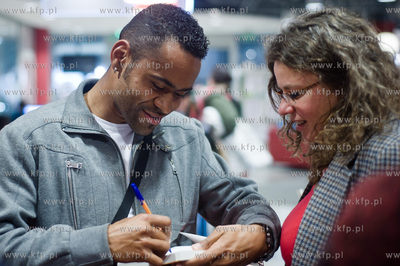 Gdansk. Biblioteka Manhattan w CH Manhattan. Spotkanie...