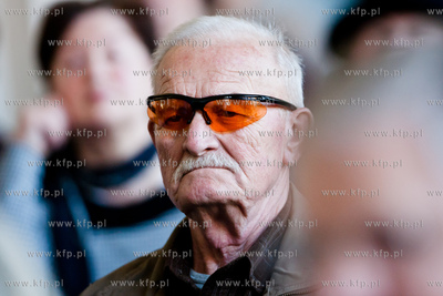 Gdansk. Siedziba NSZZ Solidarnosc. Sala Akwen. Spotkanie...