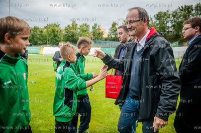 Gdansk. Stadion Miejski przy ul. Traugutta. Miedzynarodowy...